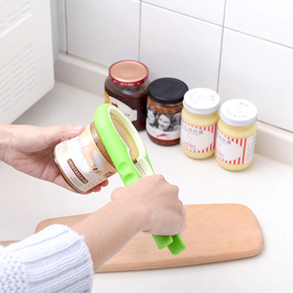 Jar Bottle Opener Kit MultiFunctional Kitchen Tool for Jar Can Easy Grip view 3