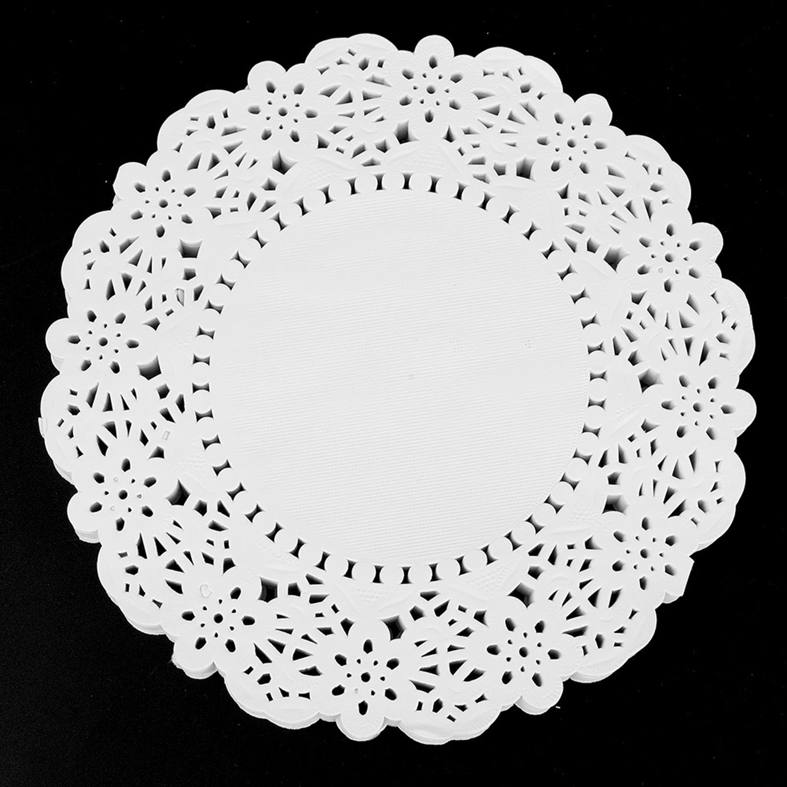 150 Pcs Disposable Oilabsorbing White Lace Paper Doilies Baking Tools Accessories view 4