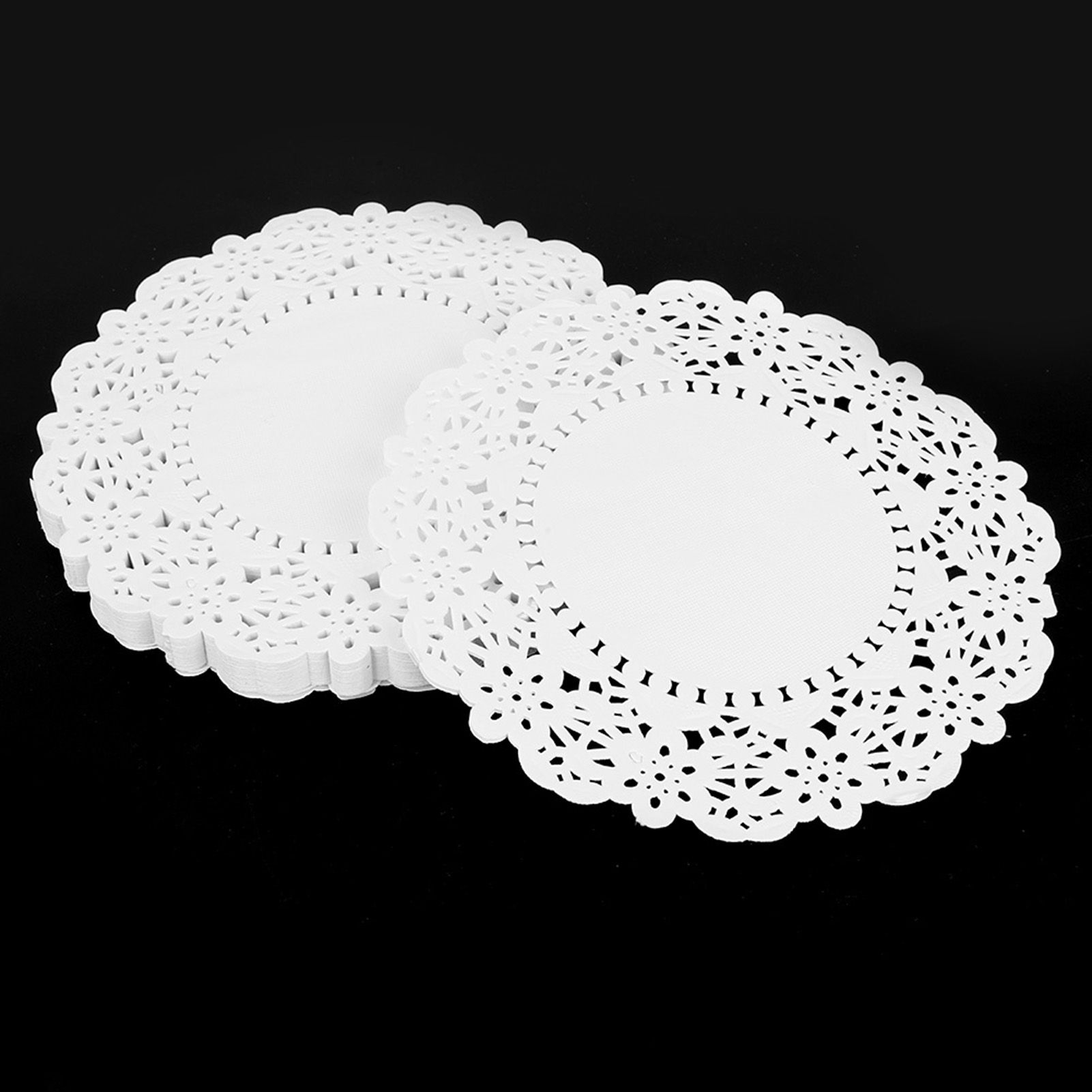 150 Pcs Disposable Oilabsorbing White Lace Paper Doilies Baking Tools Accessories view 5