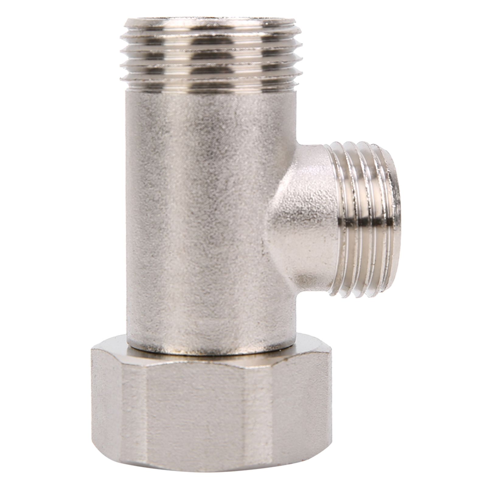 7/8 Brass T Adapter Shower Head Three Connector Valve For Toilet Shower Head view 2