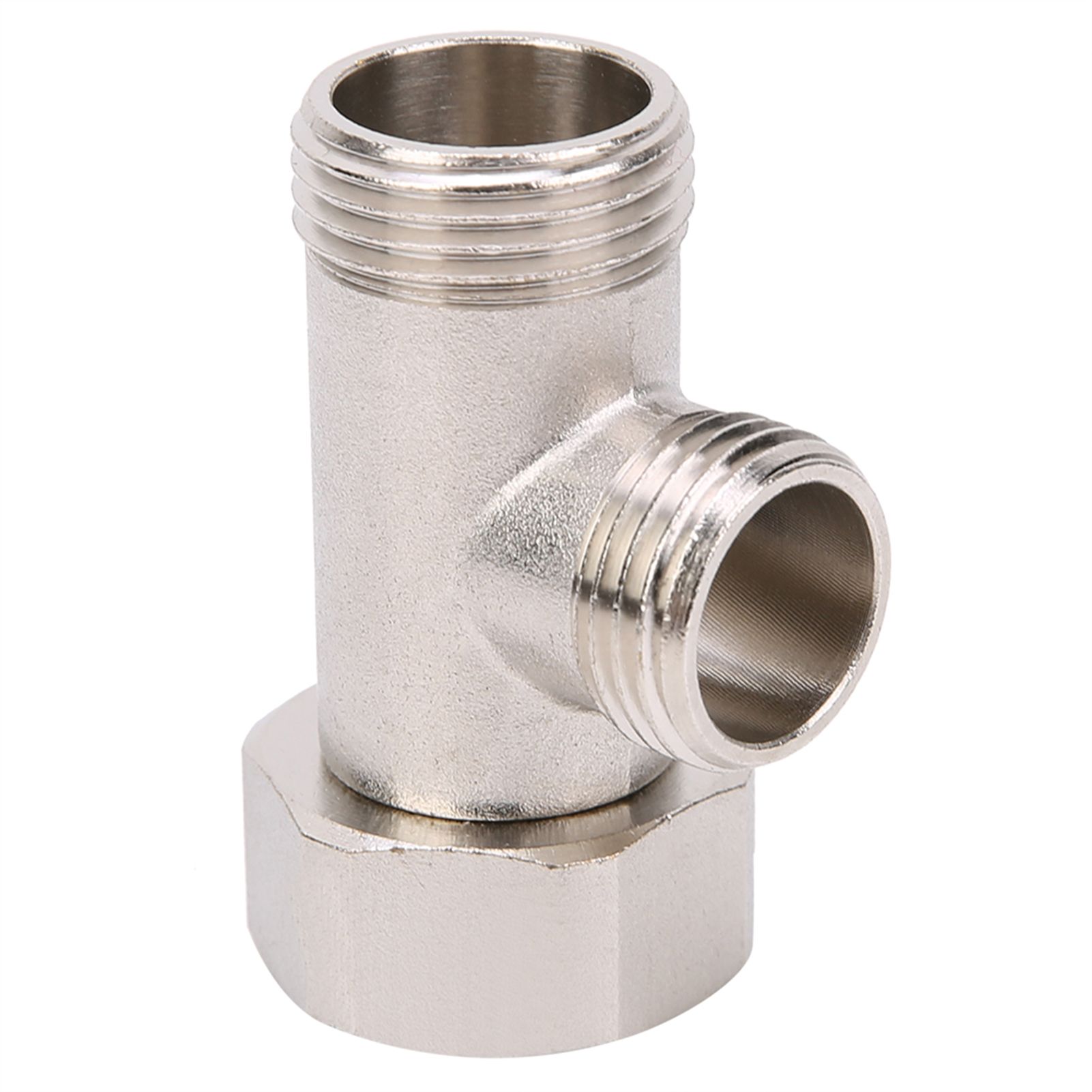 7/8 Brass T Adapter Shower Head Three Connector Valve For Toilet Shower Head view 3