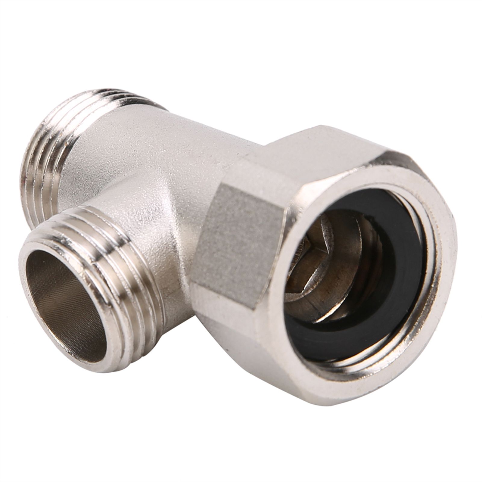 7/8 Brass T Adapter Shower Head Three Connector Valve For Toilet Shower Head view 5