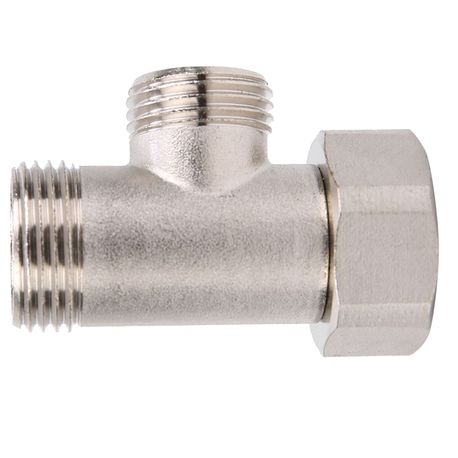 7/8 Brass T Adapter Shower Head Three Connector Valve For Toilet Shower Head view 7