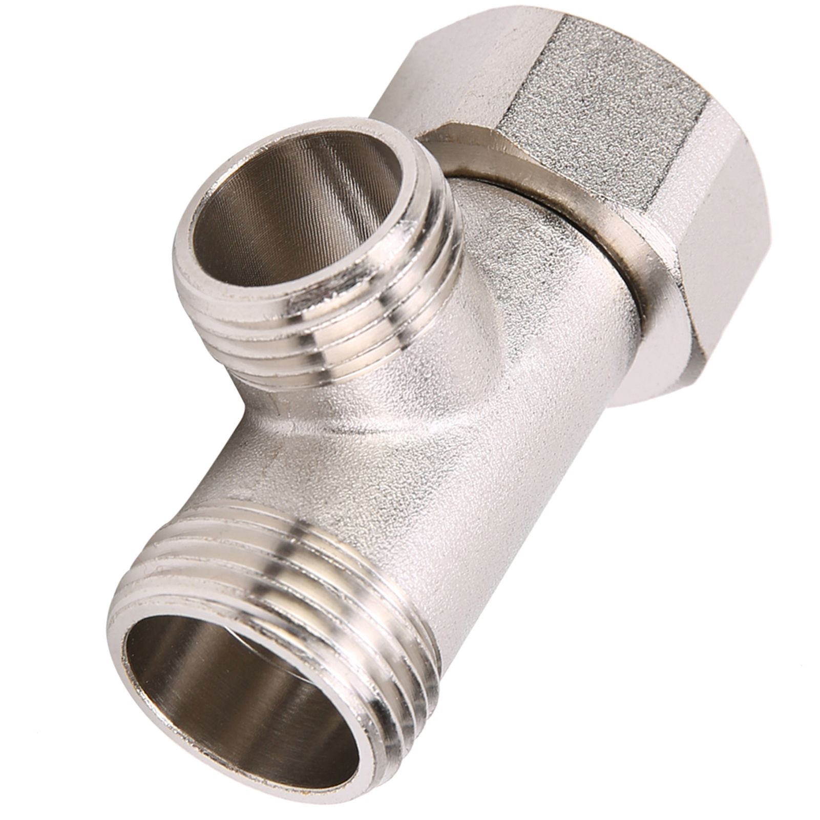 7/8 Brass T Adapter Shower Head Three Connector Valve For Toilet Shower Head view 8