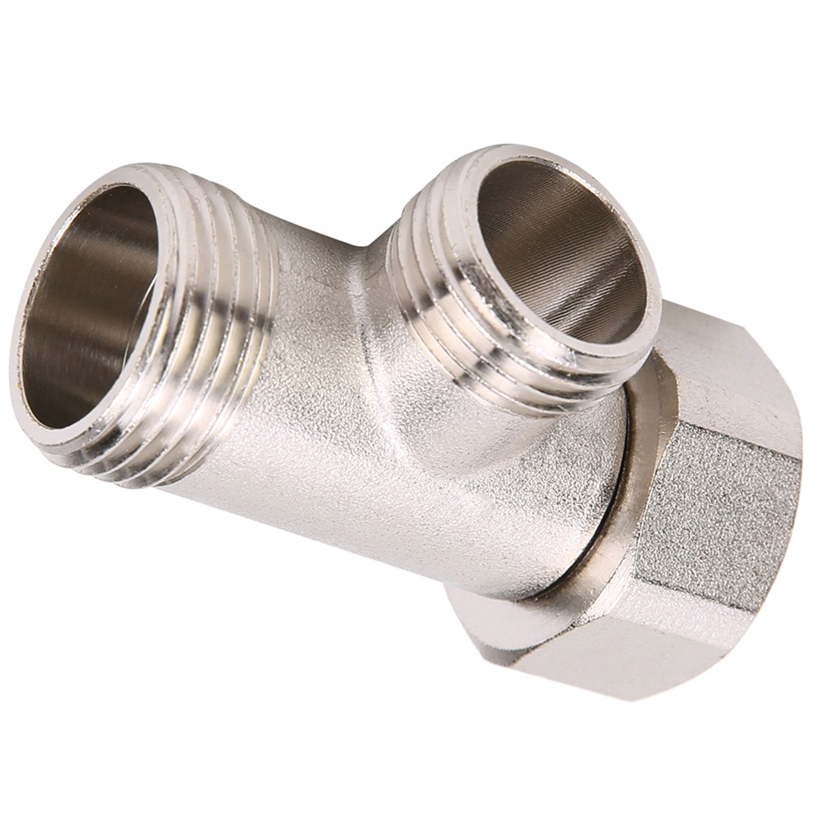 7/8 Brass T Adapter Shower Head Three Connector Valve For Toilet Shower Head view 9