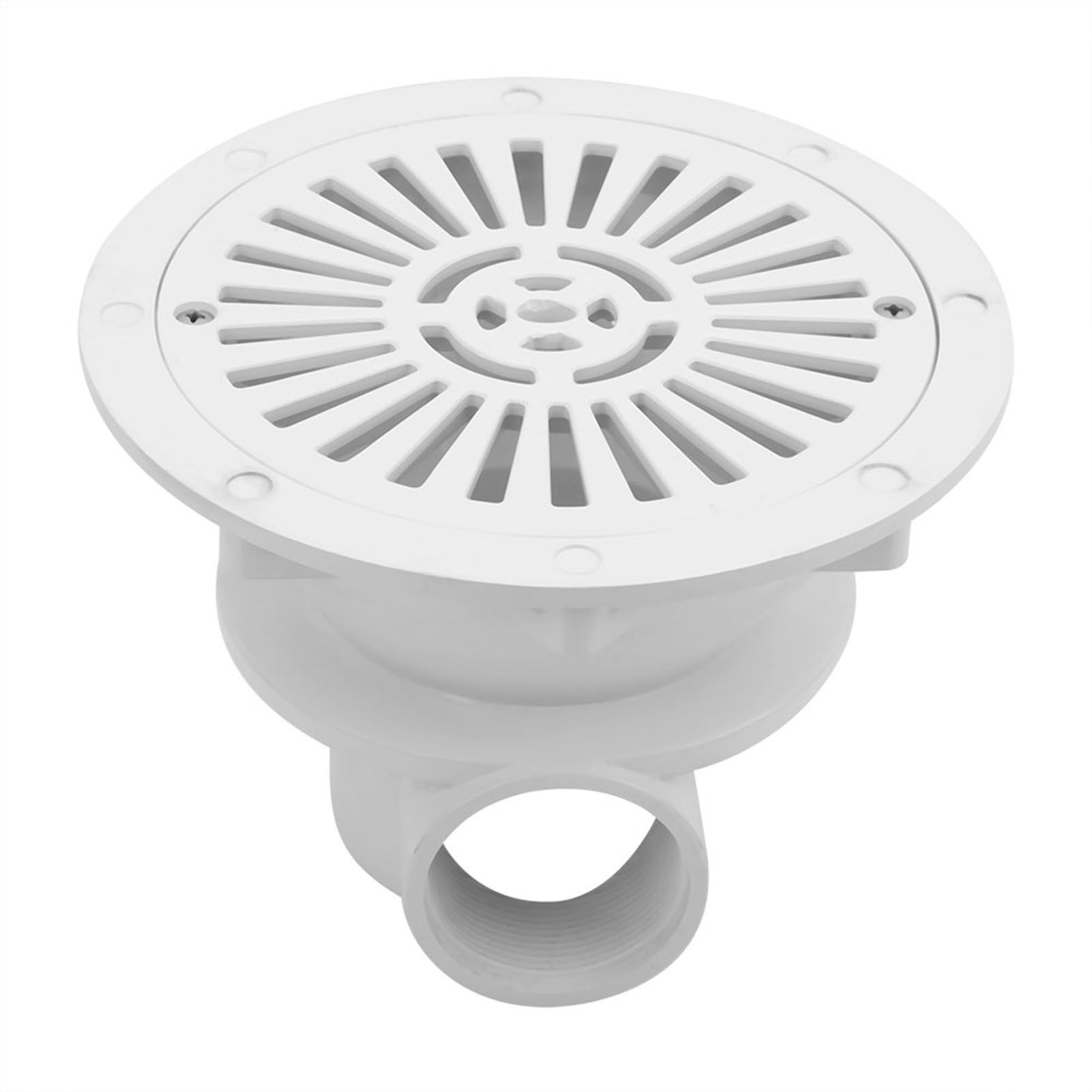 White Swimming Pool Main Drain Floor Drain G2 Water Inlet Draining Accessory view 2