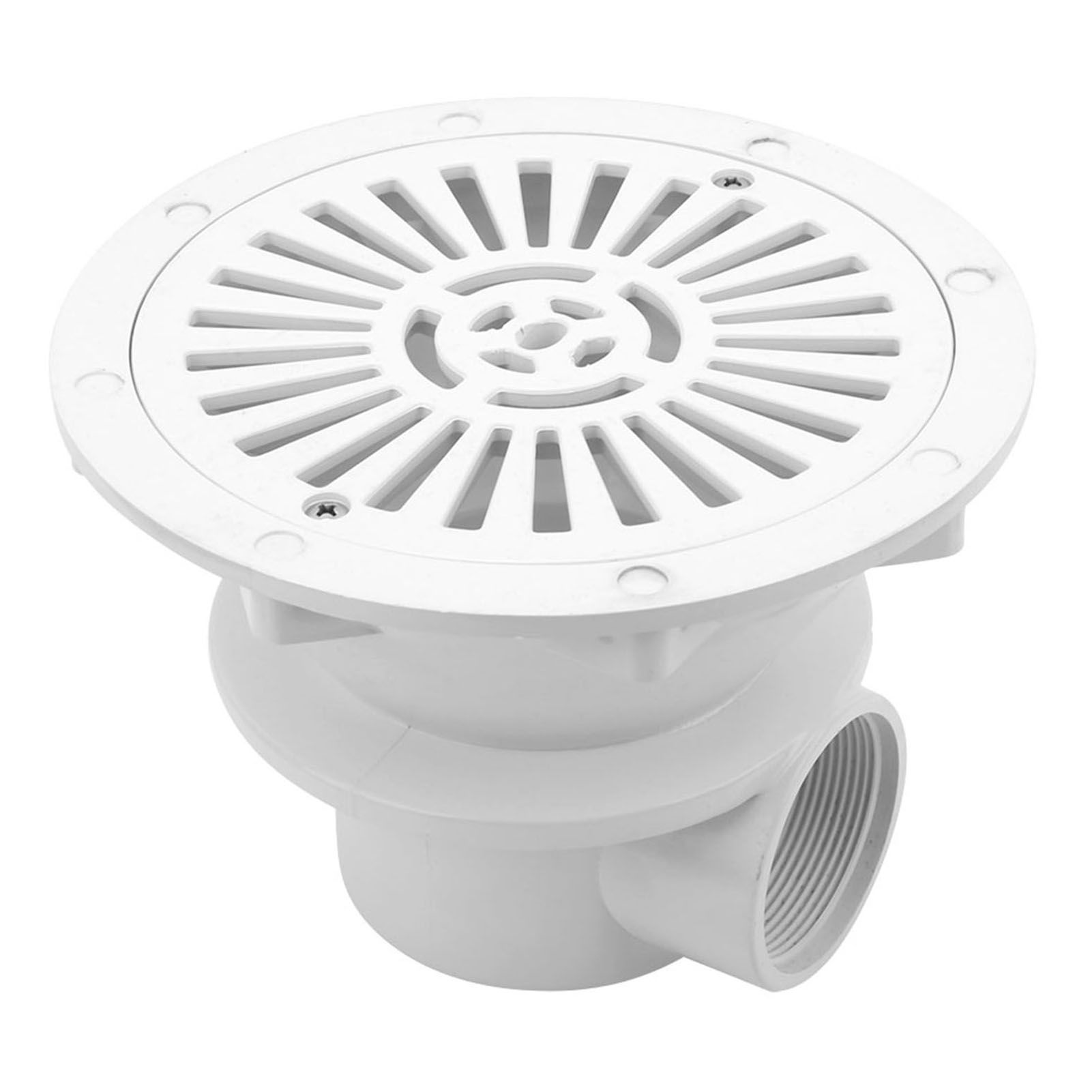 White Swimming Pool Main Drain Floor Drain G2 Water Inlet Draining Accessory view 5