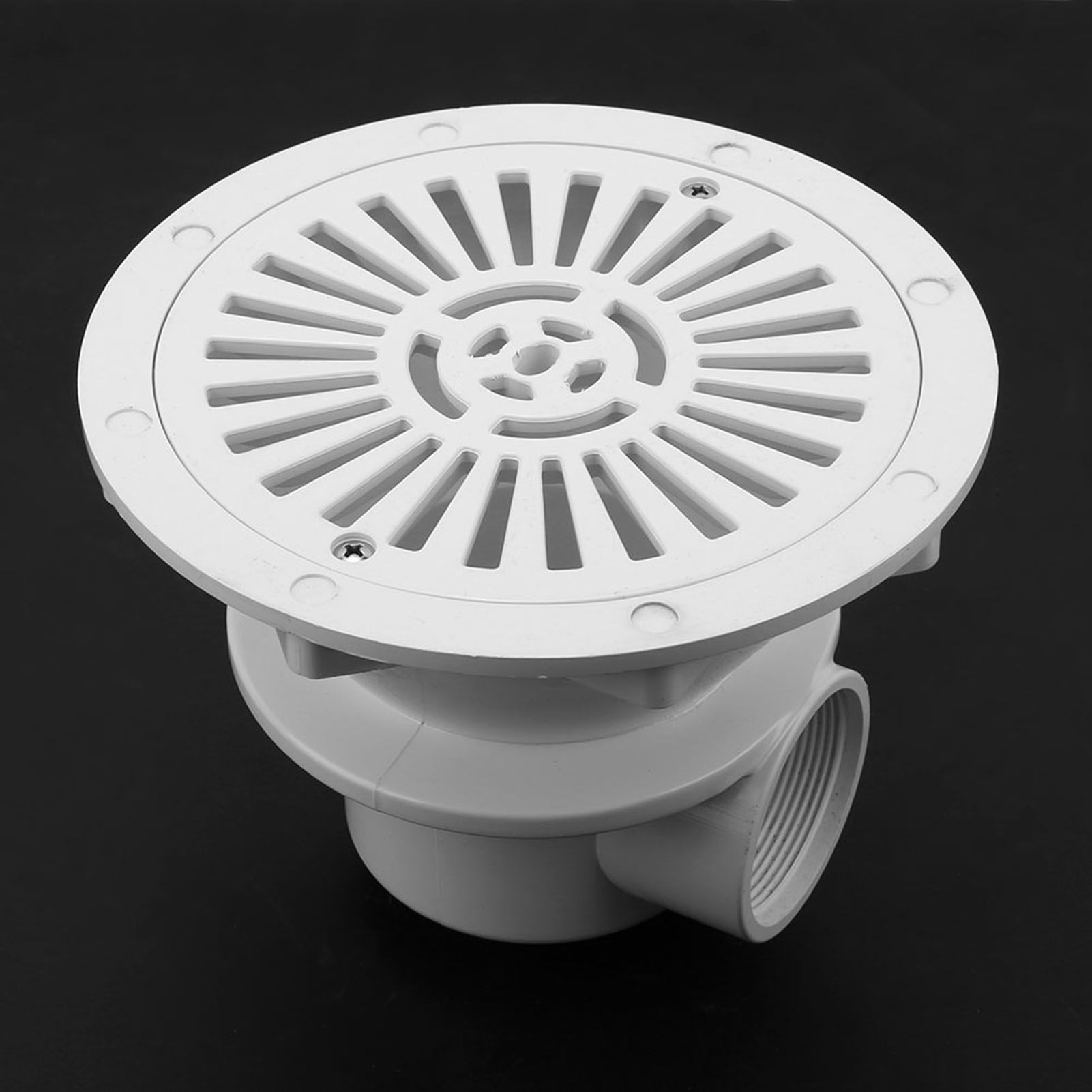 White Swimming Pool Main Drain Floor Drain G2 Water Inlet Draining Accessory view 6