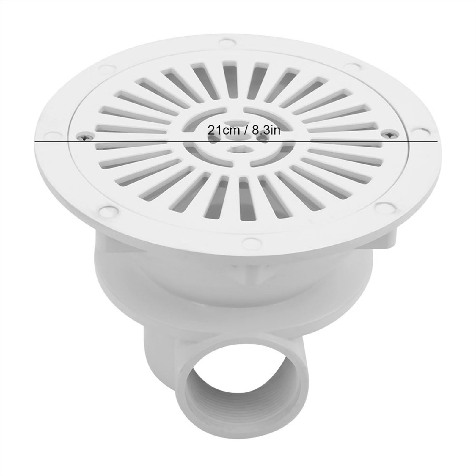 White Swimming Pool Main Drain Floor Drain G2 Water Inlet Draining Accessory view 8