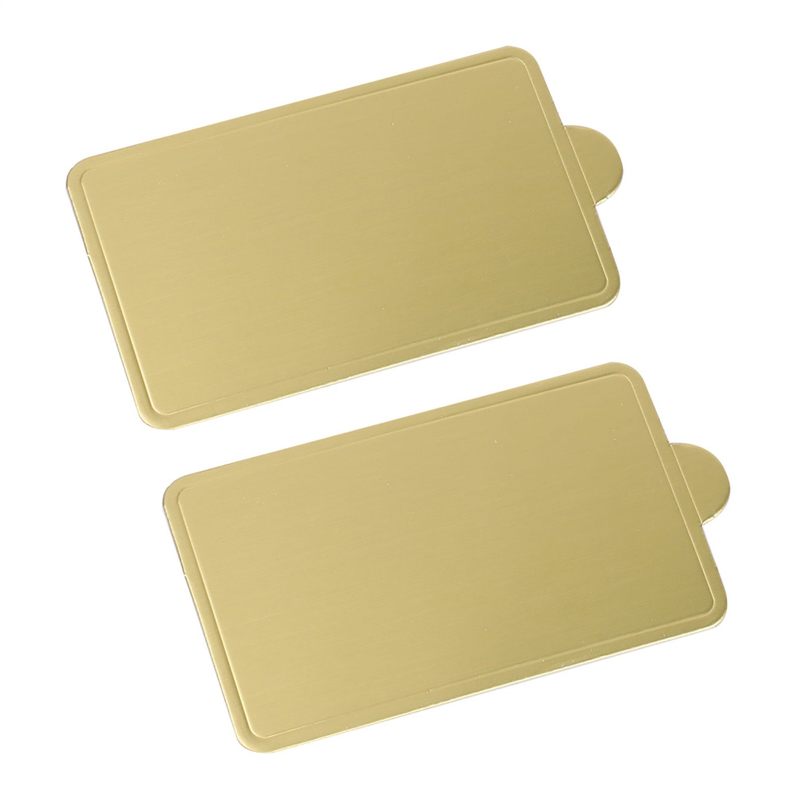 100 PCS Mousse Cake Boards Gold Paper Cupcake Dessert Displays Tray Wedding view 7