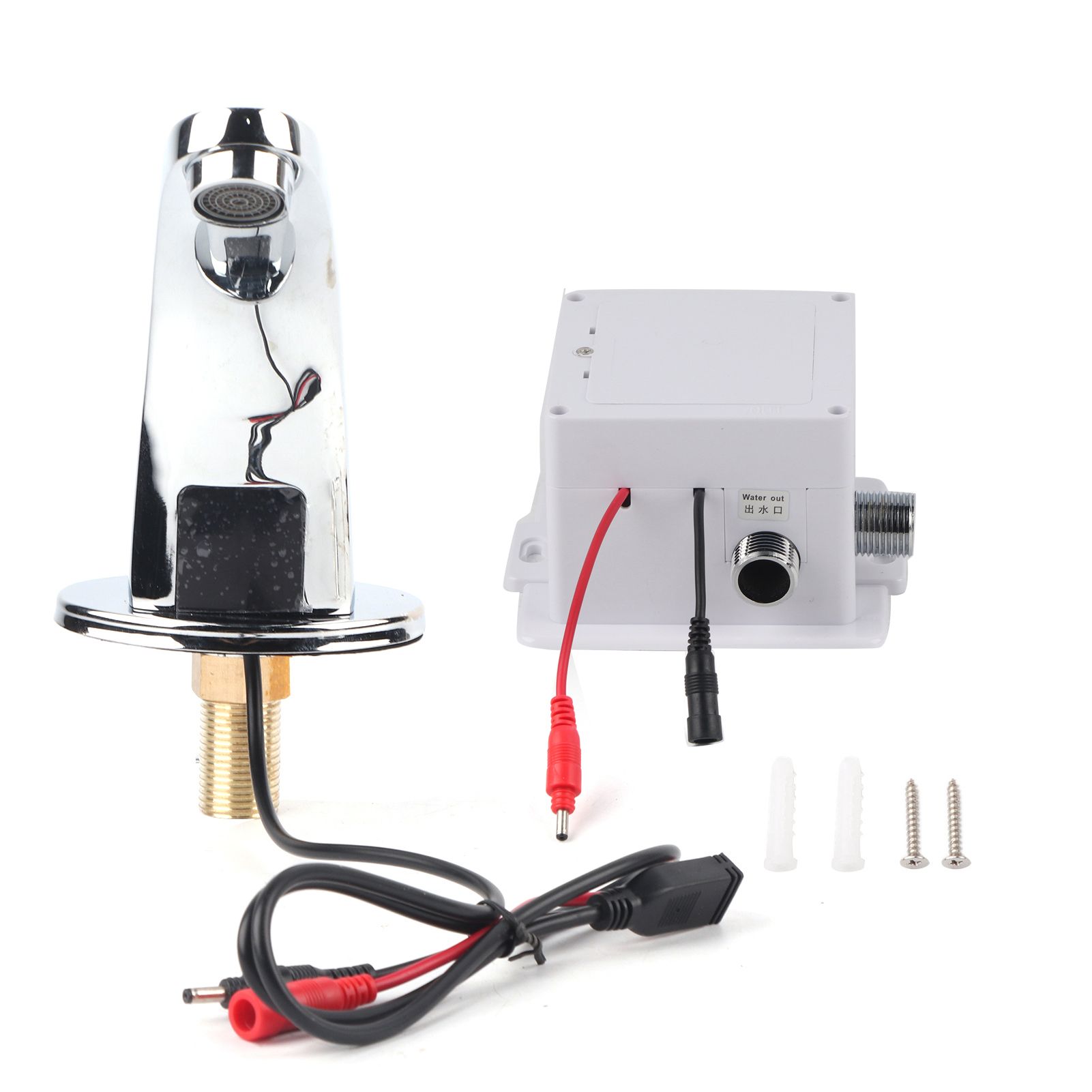 Single Cold Water Automatic Infrared Sensor Inductive Touchless Faucet G1/2" view 2