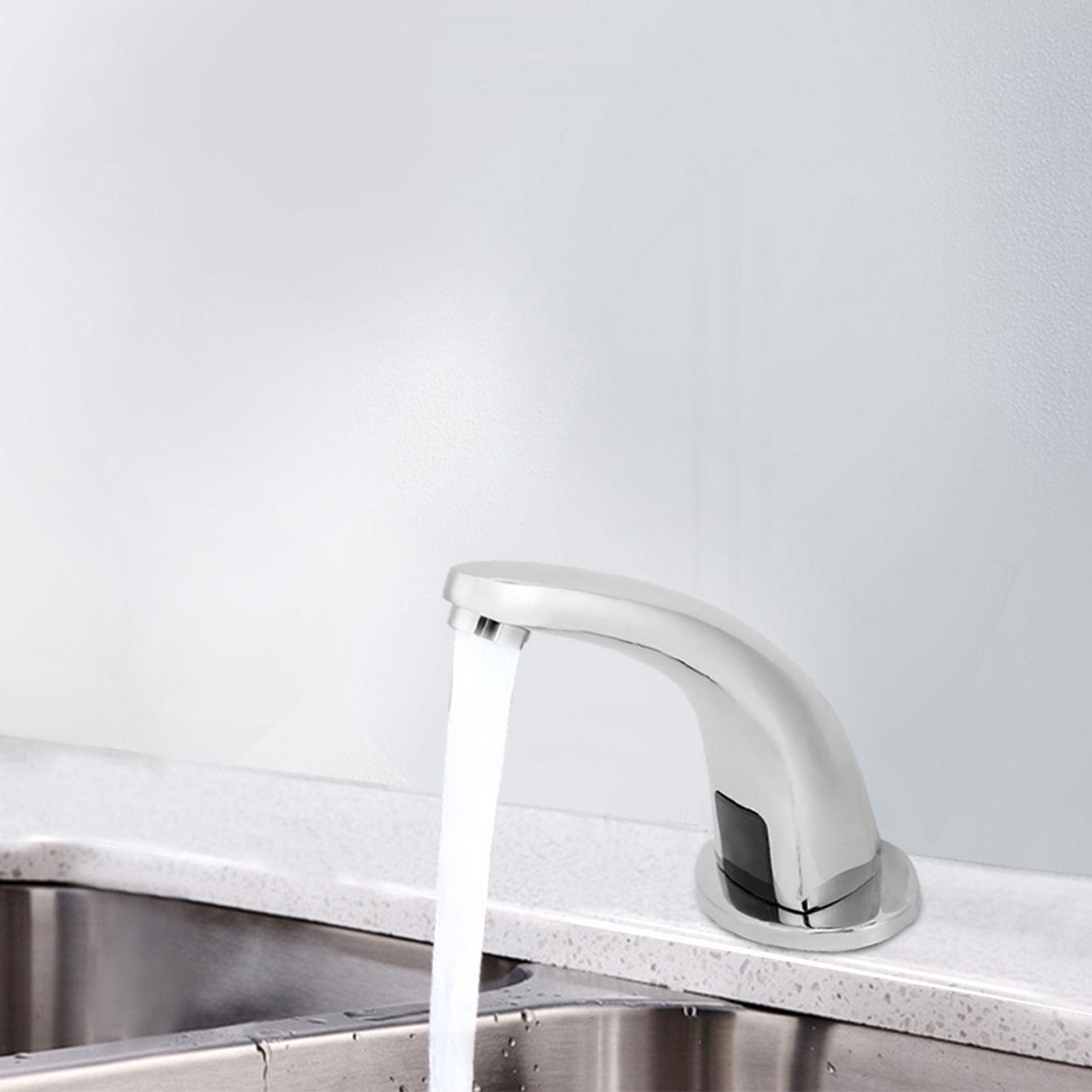 Single Cold Water Automatic Infrared Sensor Inductive Touchless Faucet G1/2" view 5