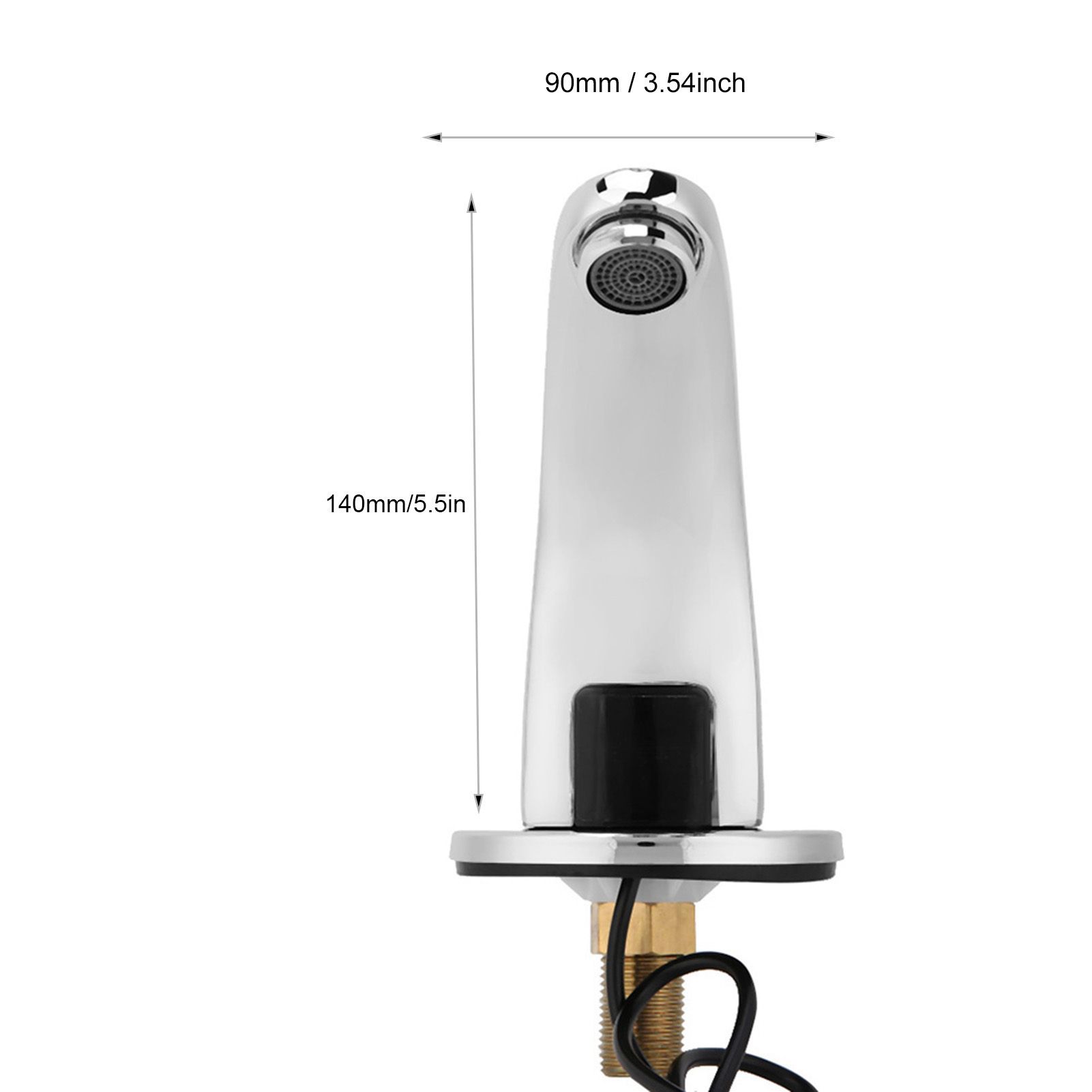 Single Cold Water Automatic Infrared Sensor Inductive Touchless Faucet G1/2" view 10
