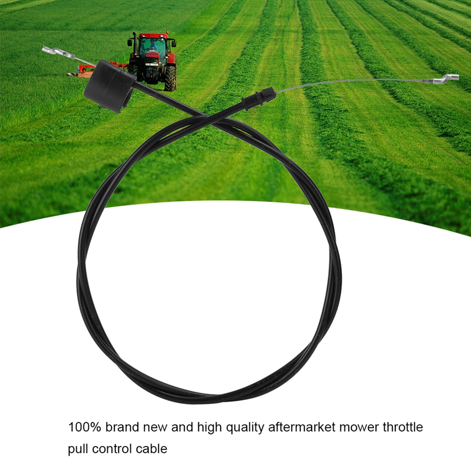 Push Lawn Mower Throttle Pull Control Cable Replacement Fit for 917379100 view 8