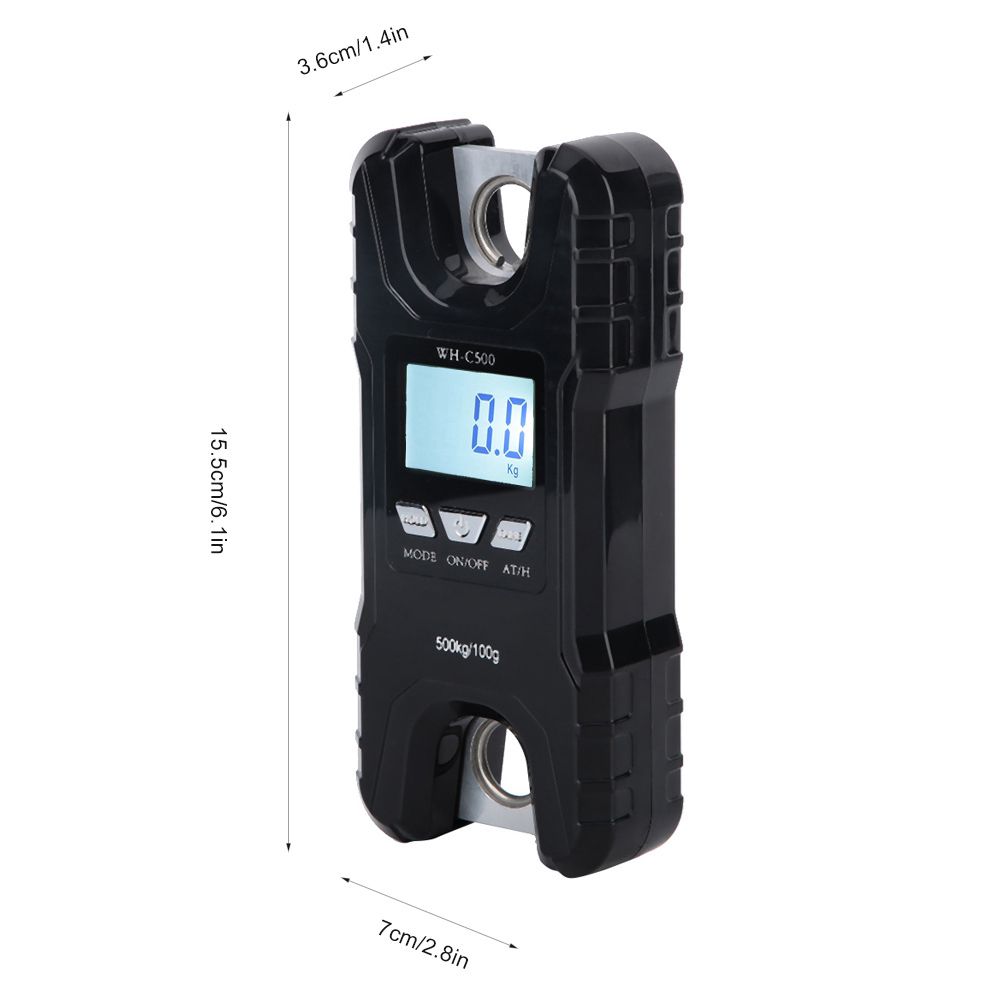 500kg Portable Digital Electronic Hanging Scale Luggage Hook Scale High Precision view 10