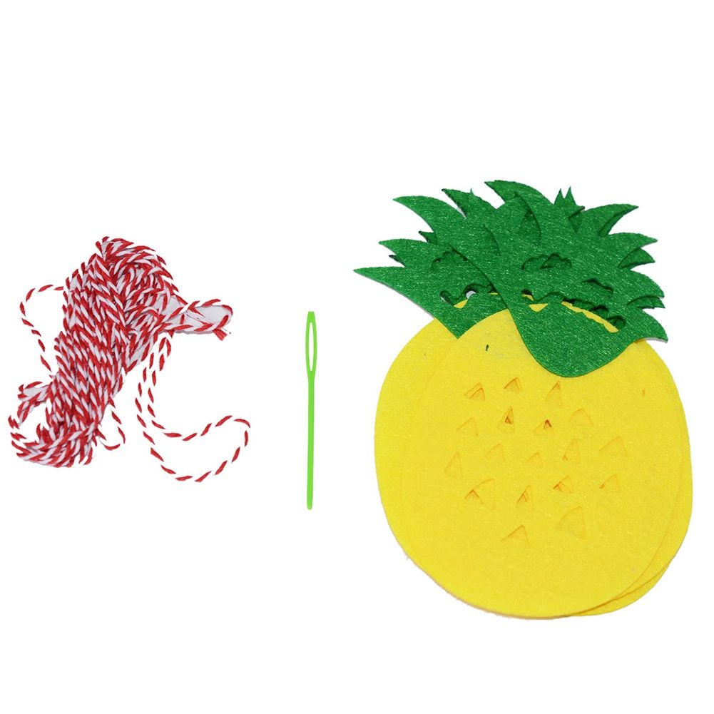 Birthday Decorations Kit Baby Shower Photograph Props Fruit shaped Bunting Flag view 2
