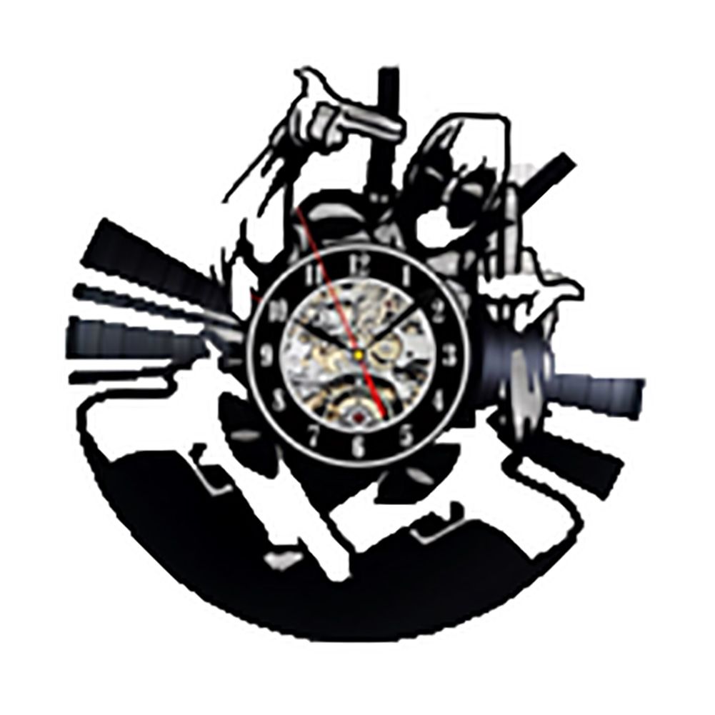 Modern Stylish Hero Wall Clock Decor for Bar Home Office Bedroom Wall Decoration view 2