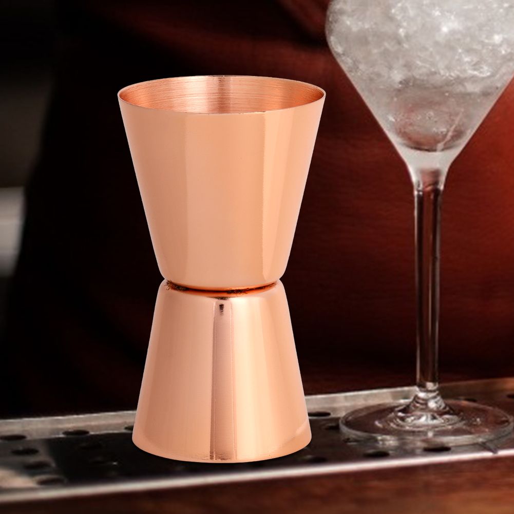 30/45ml Stainless Steel Cocktail Jigger Double Head Measuring Cup Ounce view 5