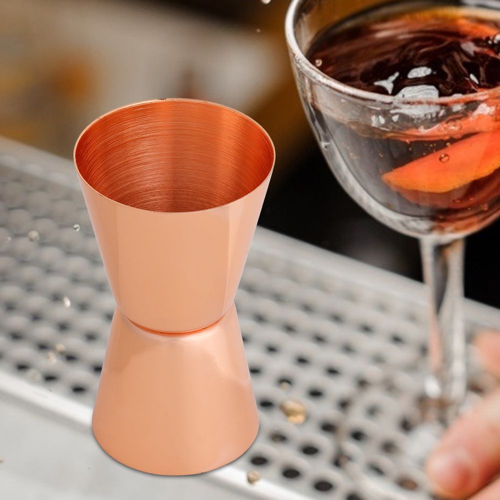 30/45ml Stainless Steel Cocktail Jigger Double Head Measuring Cup Ounce view 6