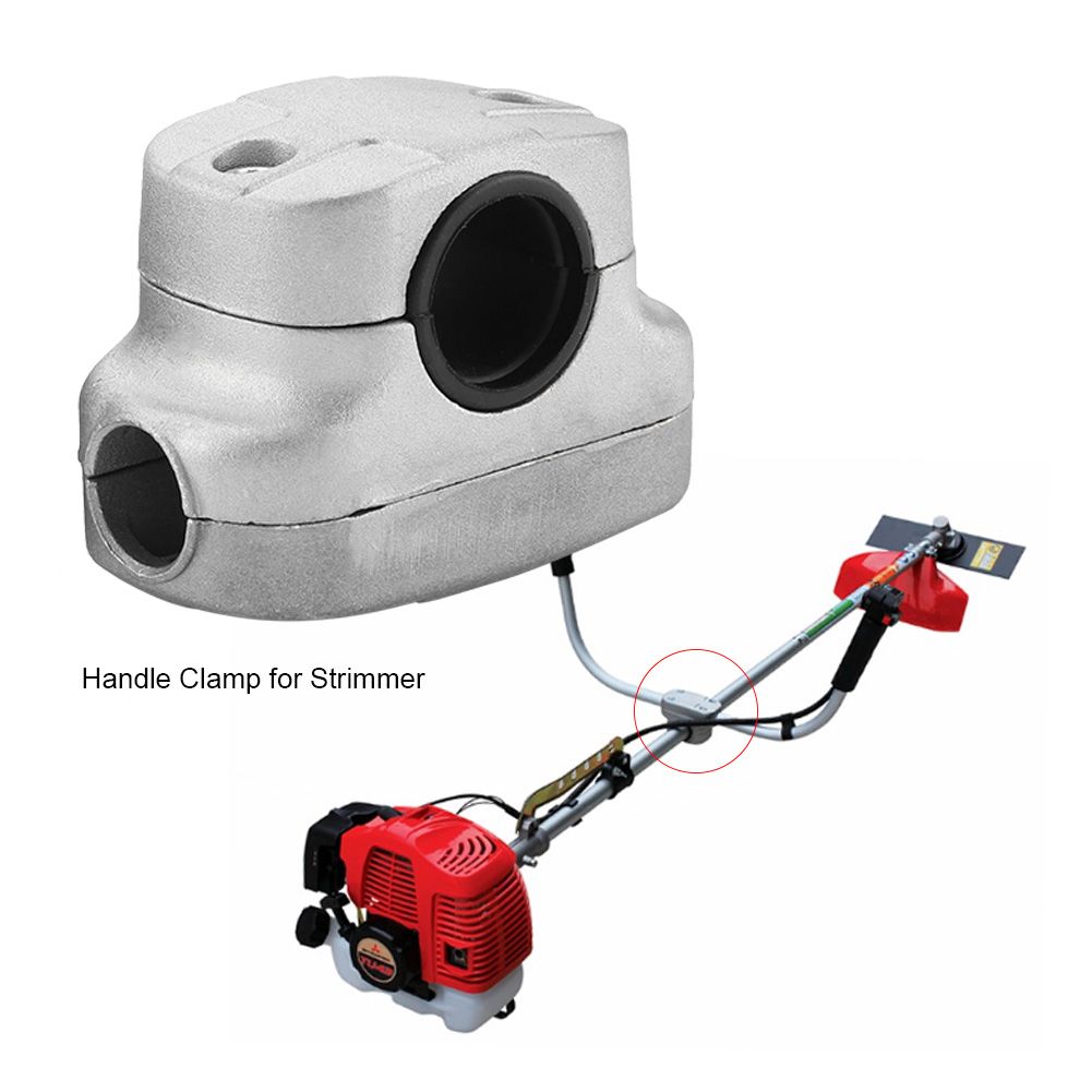 26mm Handle Holder Fix Bracket Clamp for Strimmer Trimmer Brush Cutter Tube view 6