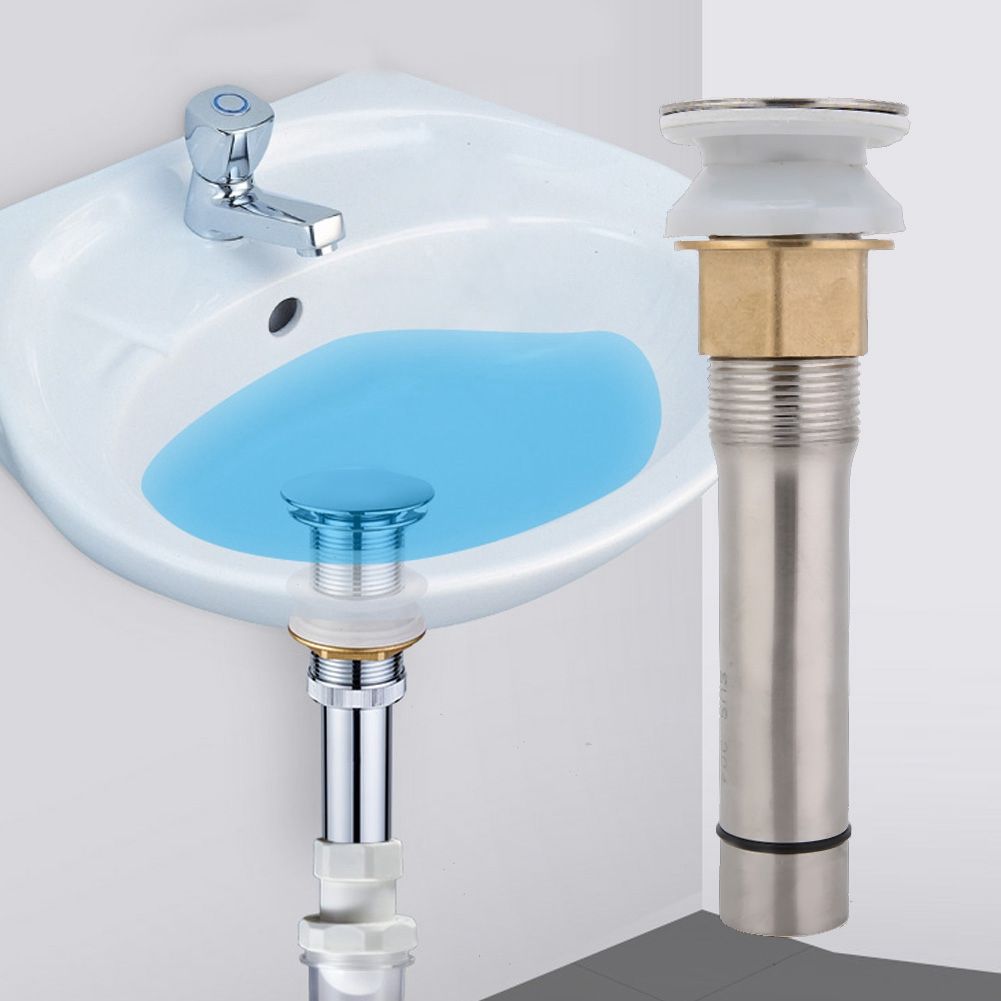 Brass Sink Flip Top Drain Stopper Bathroom Basin Draining Tool view 6