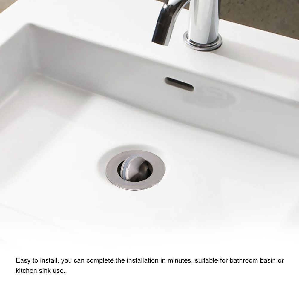 Brass Sink Flip Top Drain Stopper Bathroom Basin Draining Tool view 7