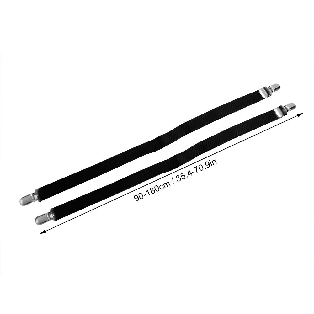 2PCS 90-180cm Bed Sheet Strap Clip Grippers Fasteners Adjustable Mattress view 8