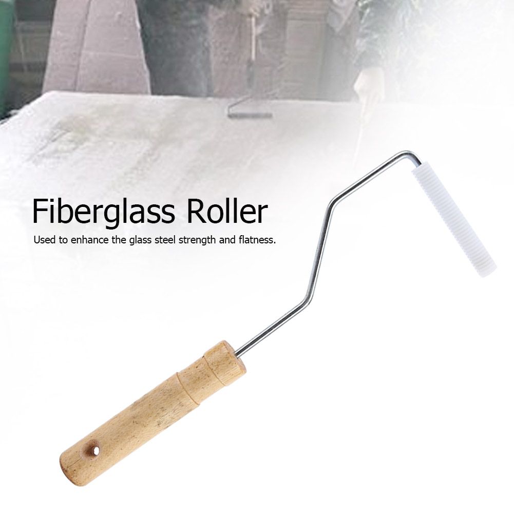 Diameter 12*75mm Aluminum Alloy Fiberglass Bubble Laminating Roller Rolling Tool view 7