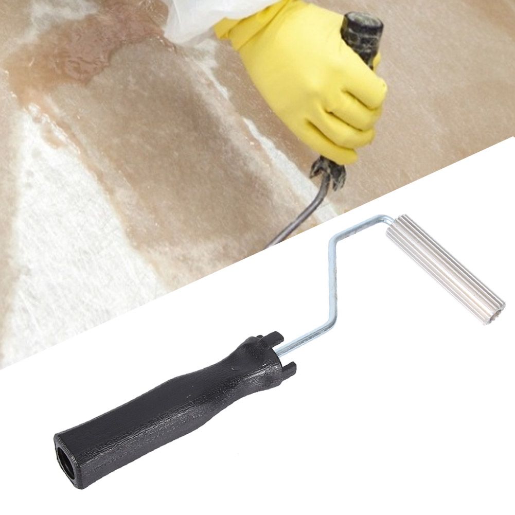 Diameter 21mm*100mm Aluminum Alloy Fiberglass Bubble Laminating Roller Rolling view 5