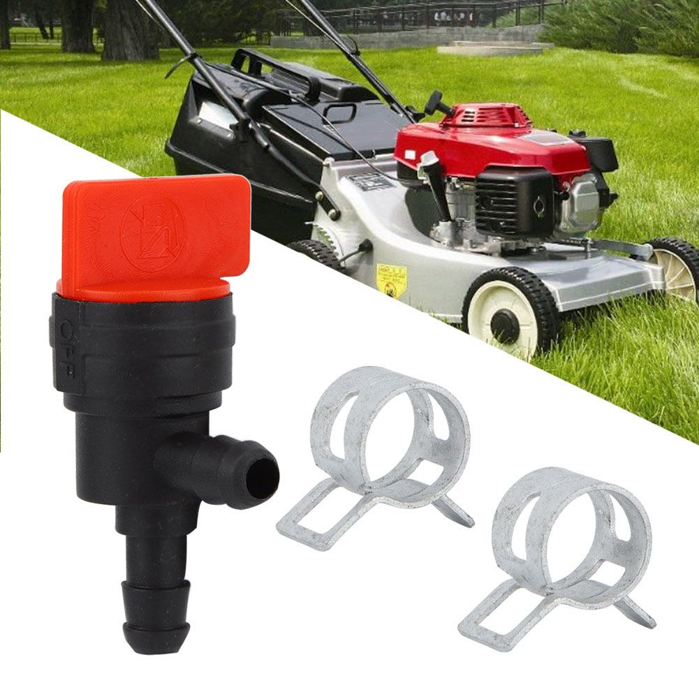 2Pcs 90 Degree Fuel Shut Off Valve Fit for Briggs & Stratton 698181 494539 697944 view 4