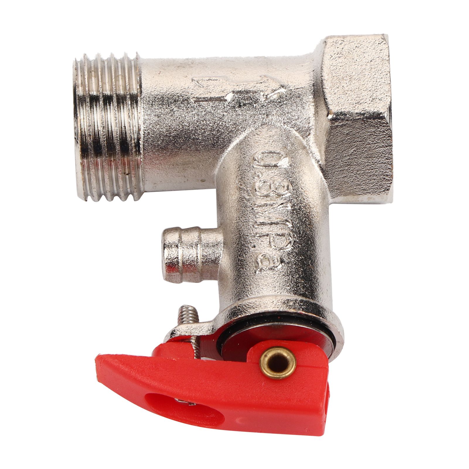 0.8Mpa Durable Brass Pressure Relief Electric Water Heater Kitchen Safety Valve view 2