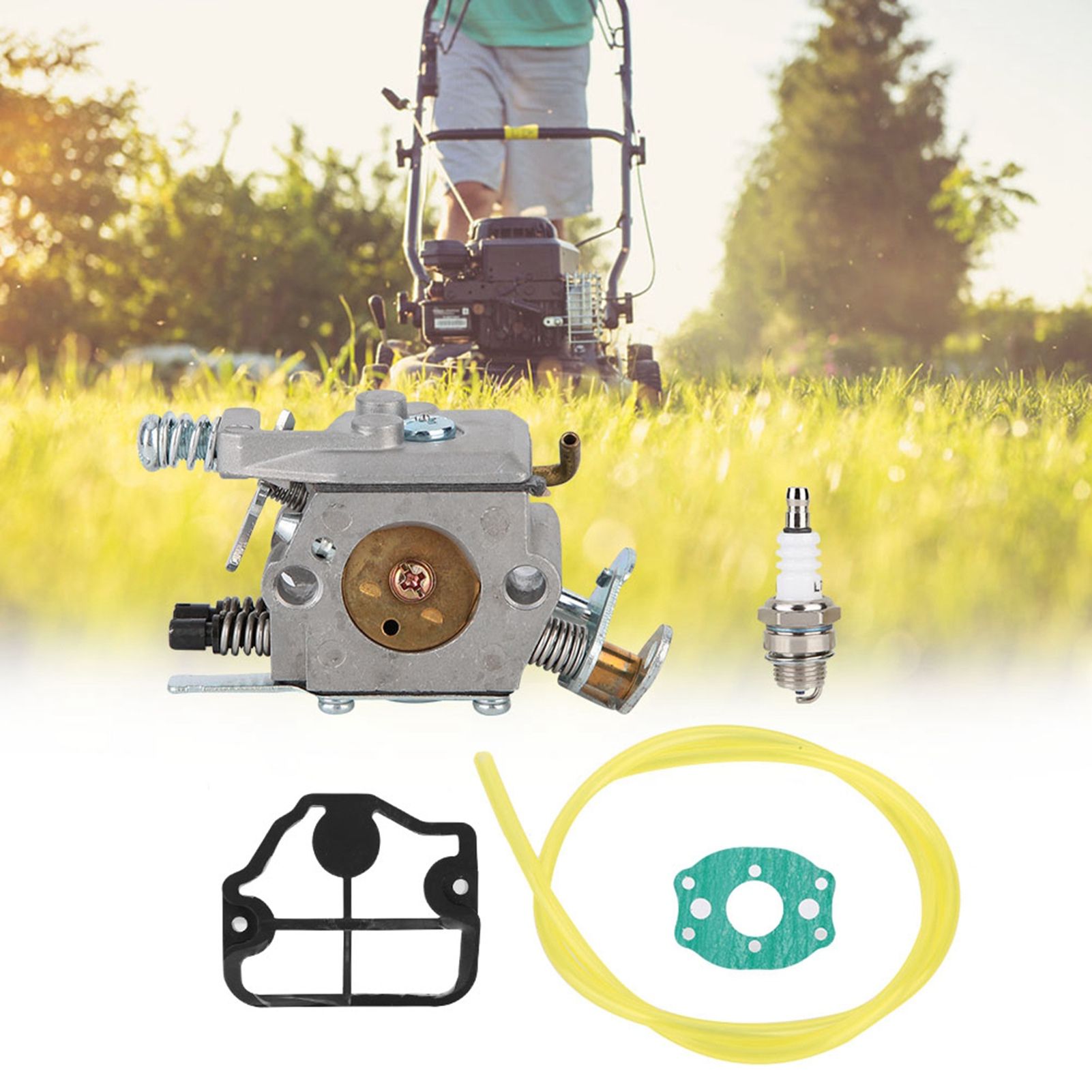 Carburetor Kit Fit for Husqvarna 36 41 136 137 141 142 Chainsaw Fit for Zama
