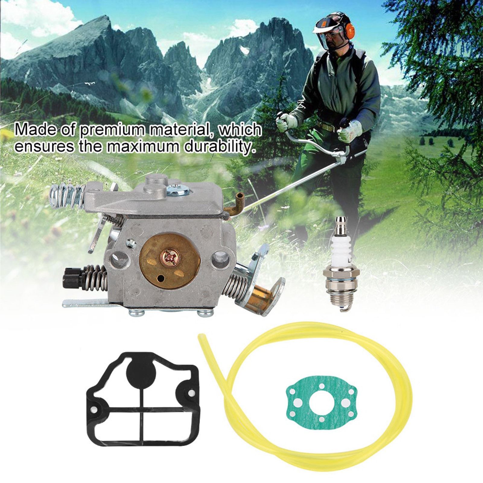 Carburetor Kit Fit for Husqvarna 36 41 136 137 141 142 Chainsaw Fit for Zama view 8
