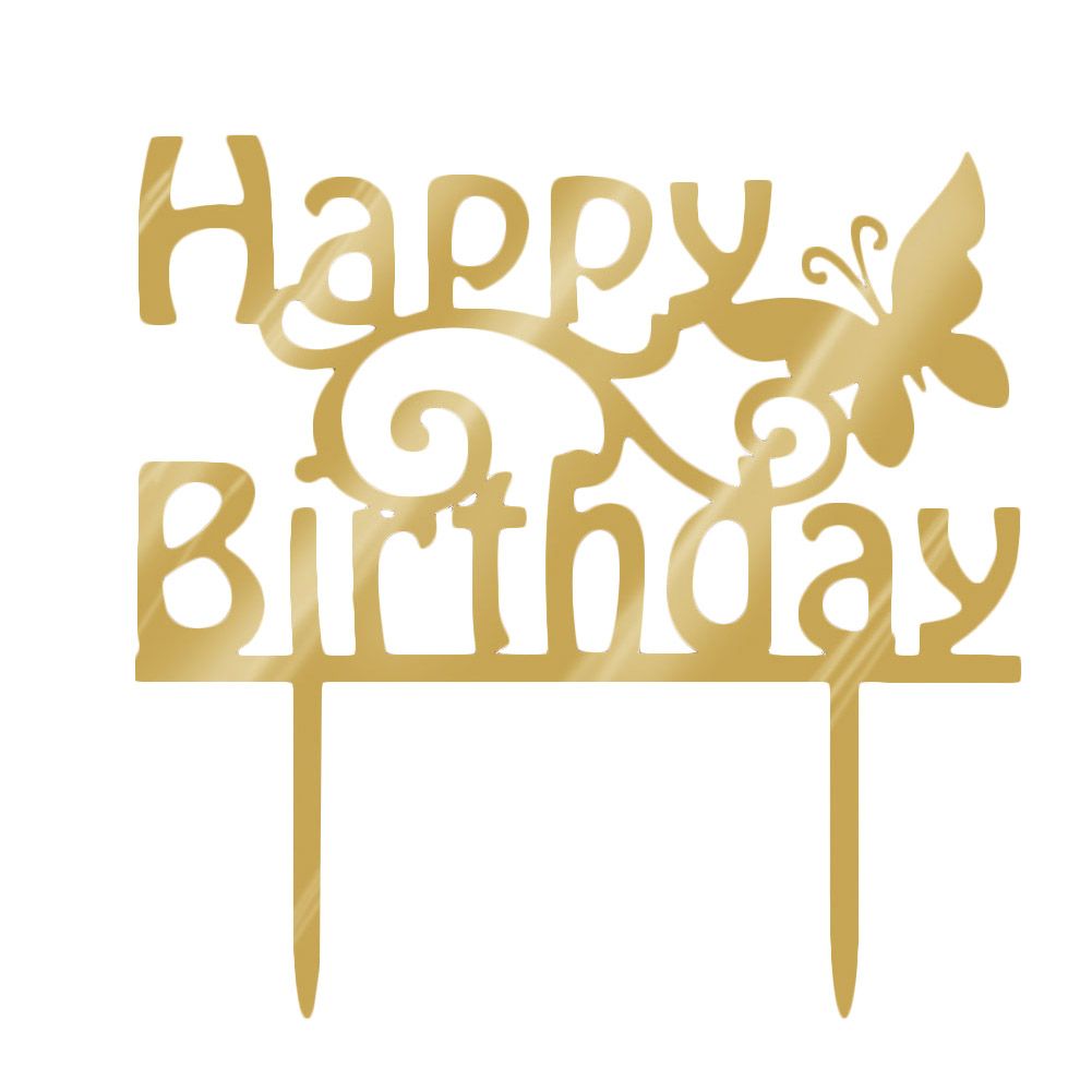 Beautiful Acrylic Cake Insert Decor Birthday Party Cake Baking Decoration view 2
