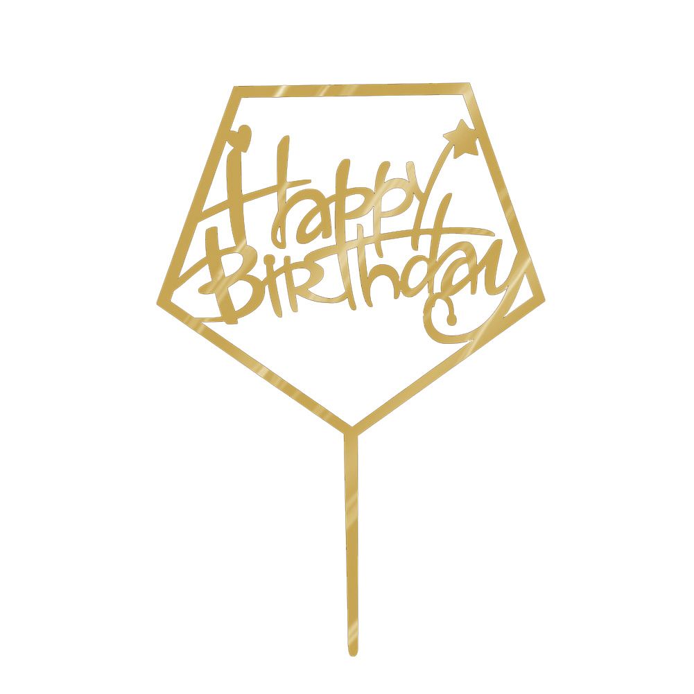 Beautiful Acrylic Cake Insert Decor Birthday Party Cake Baking Decoration view 2