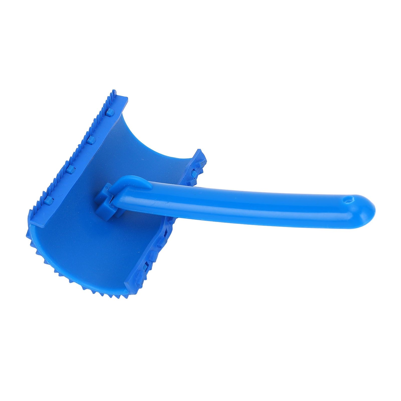 Blue Rubber Wood Grain Effect Paint Roller with Handle DIY Wall Decoration Tool view 3