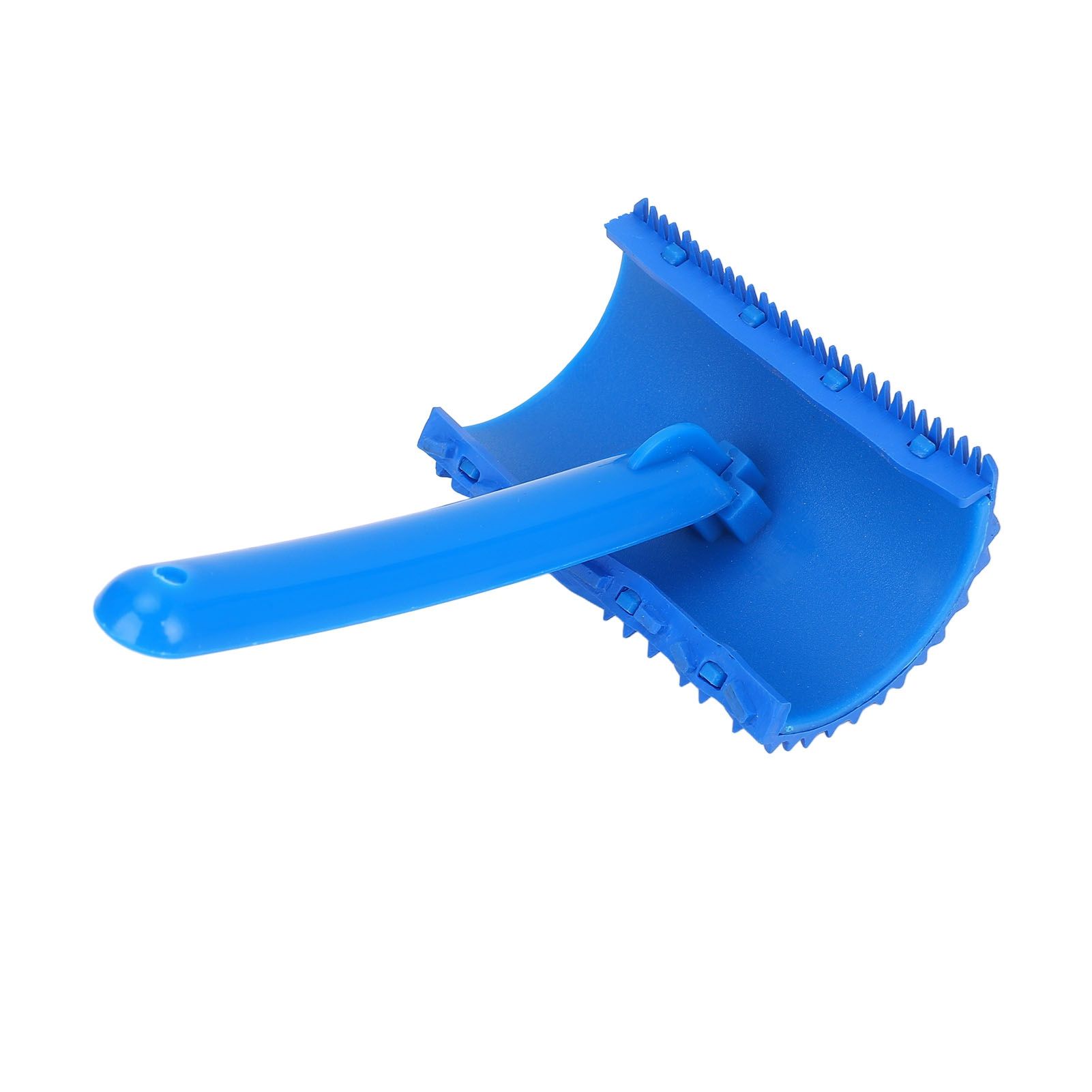 Blue Rubber Wood Grain Effect Paint Roller with Handle DIY Wall Decoration Tool view 6