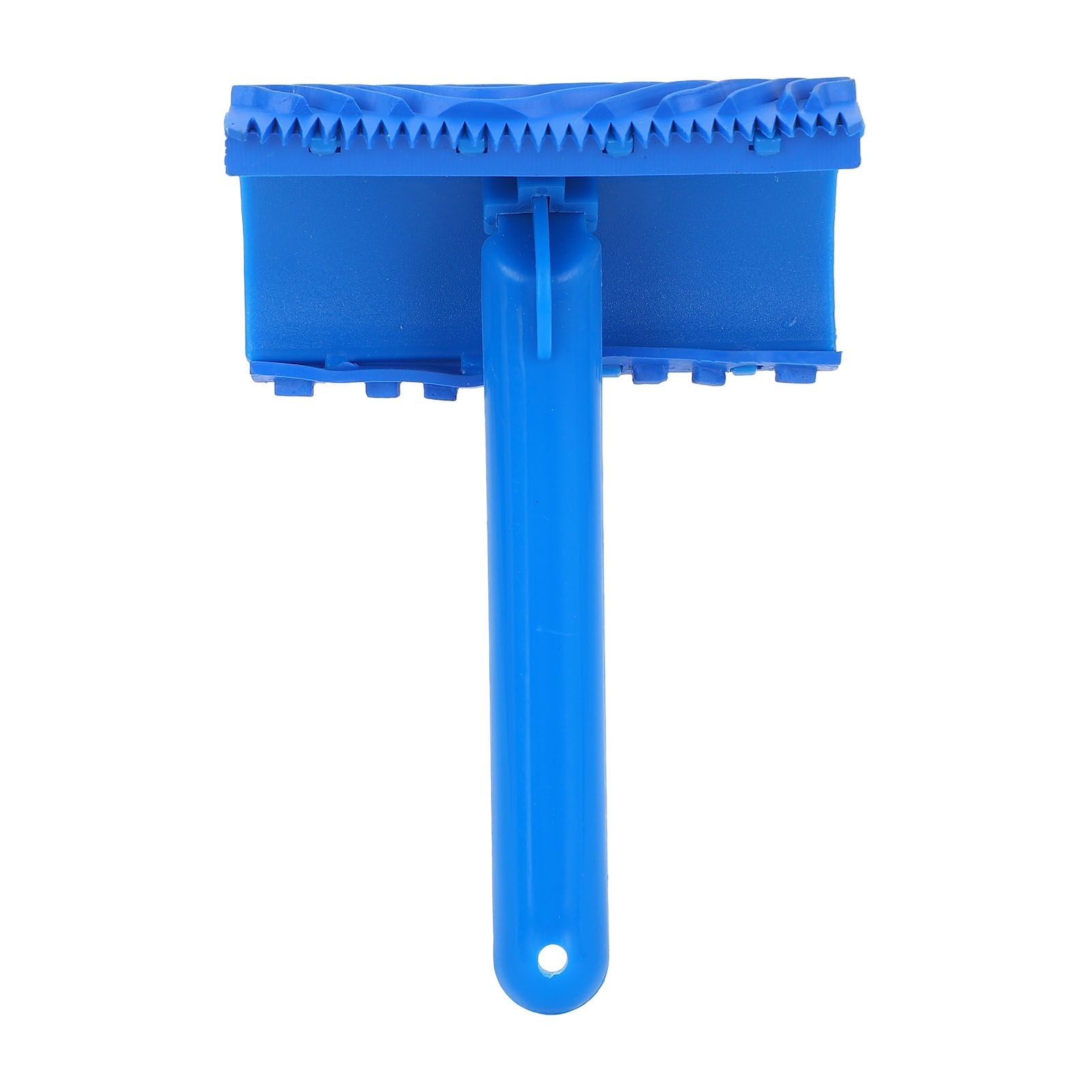 Blue Rubber Wood Grain Effect Paint Roller with Handle DIY Wall Decoration Tool view 7