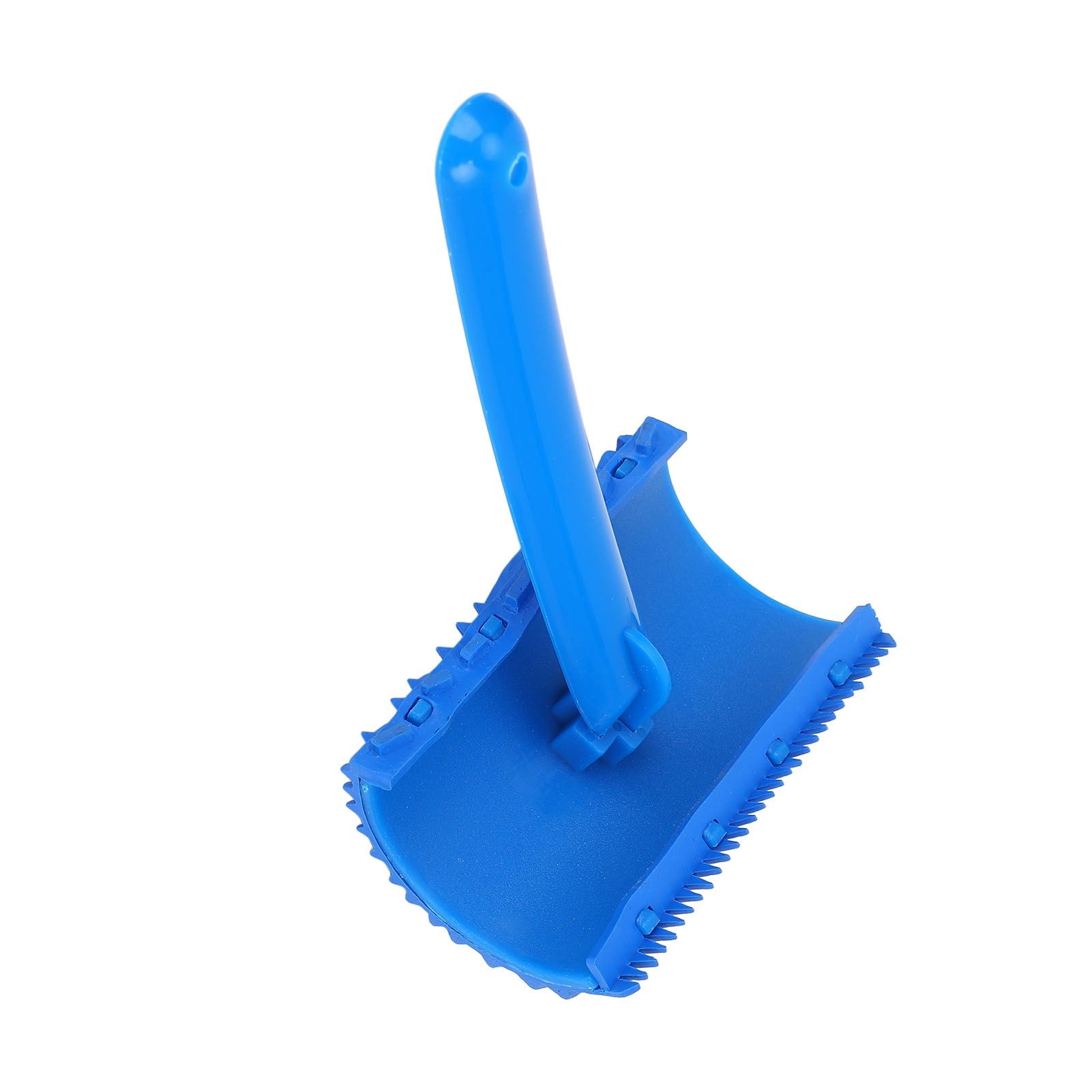 Blue Rubber Wood Grain Effect Paint Roller with Handle DIY Wall Decoration Tool view 8