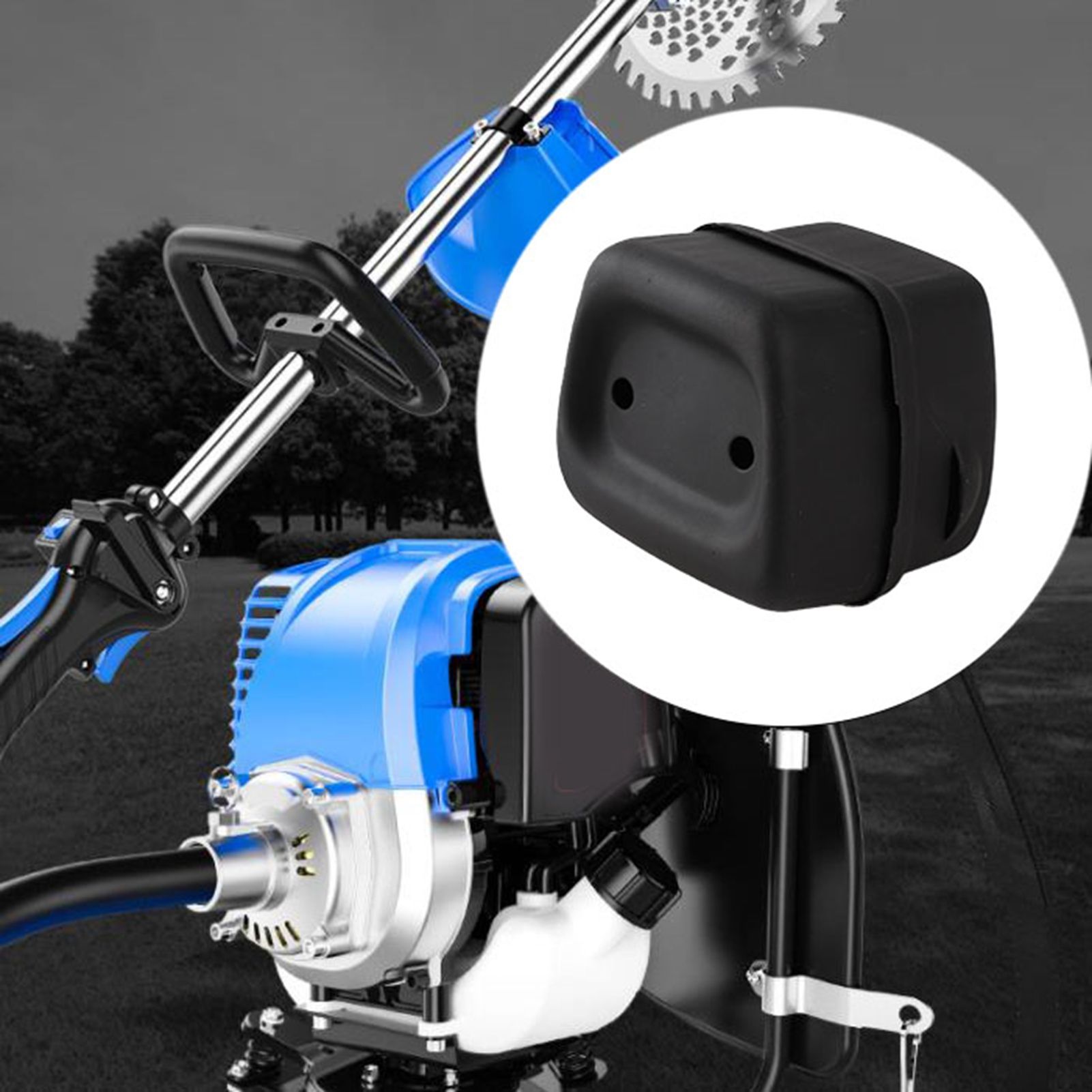 Exhaust Muffler Kit Fit for Husqvarna 36 41 136 137 141 142 Chainsaw view 6