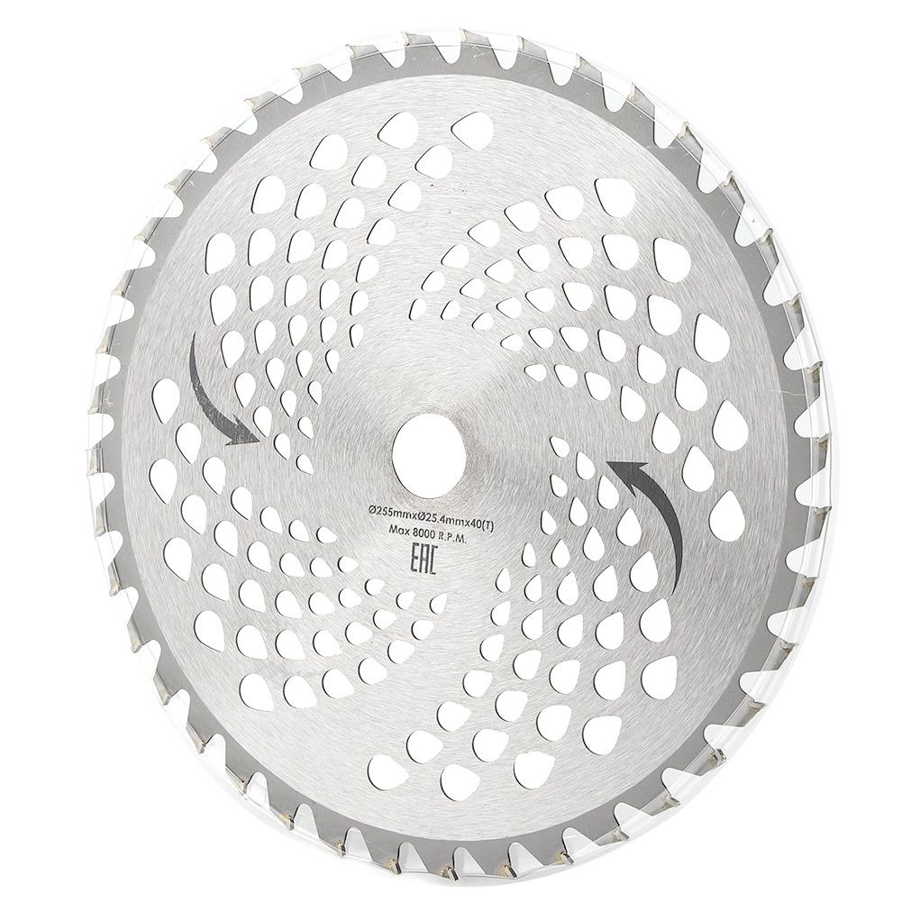 40 Tooth Lawn Steel Round Cutting Blade Grass Trimmer Head Garden Tools