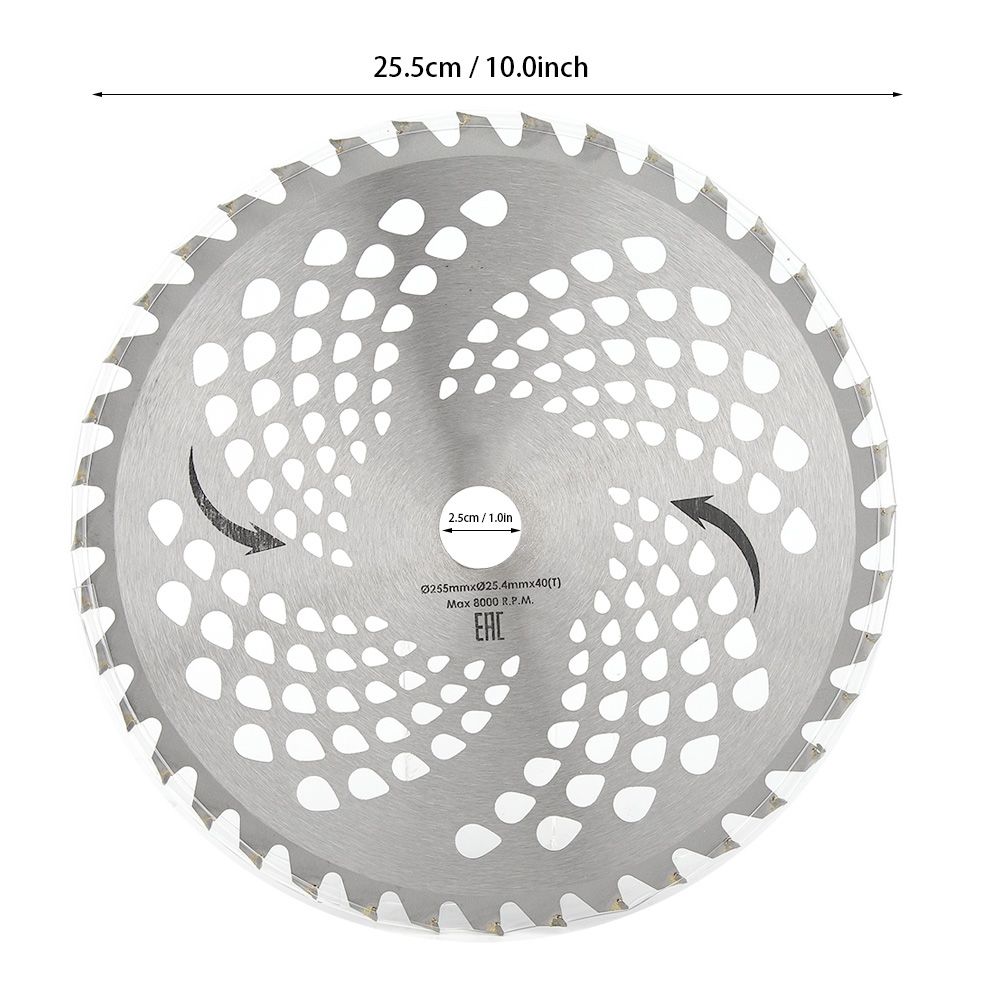 40 Tooth Lawn Steel Round Cutting Blade Grass Trimmer Head Garden Tools view 10
