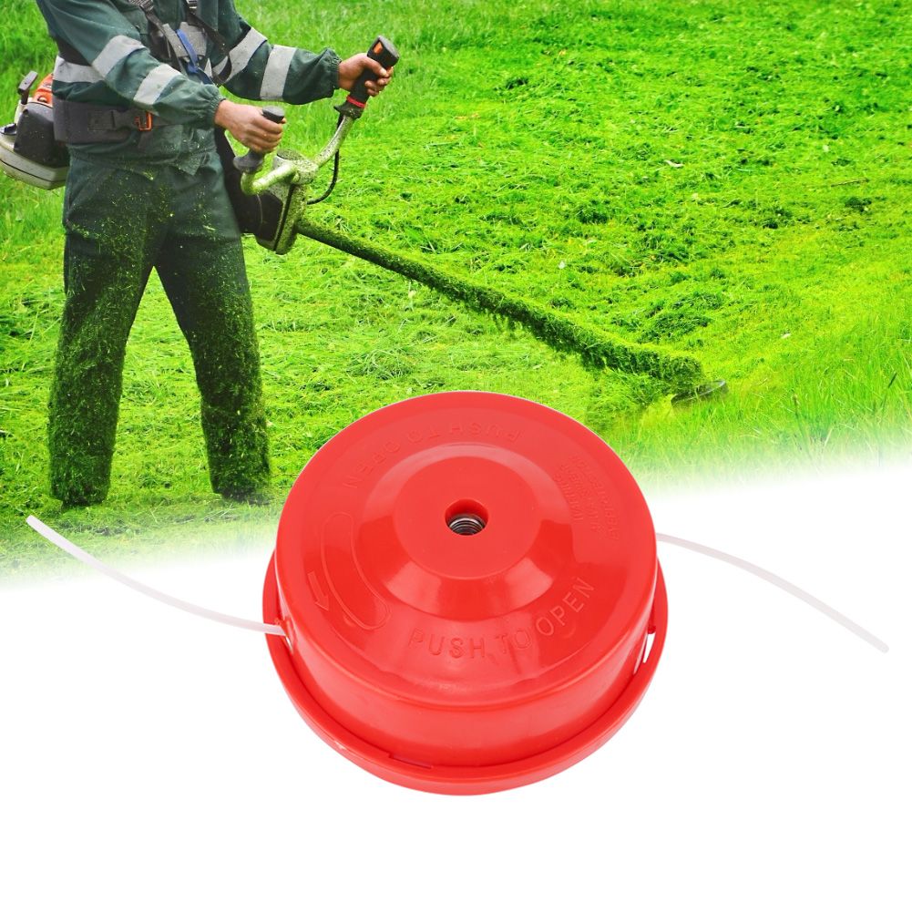 Strimmer Bump Feed Line Brush Cutter Grass Replacement Trimmer Head Universal(Red) view 3