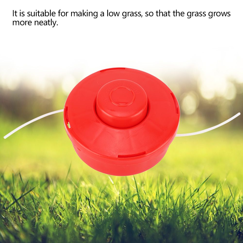 Strimmer Bump Feed Line Brush Cutter Grass Replacement Trimmer Head Universal(Red) view 7