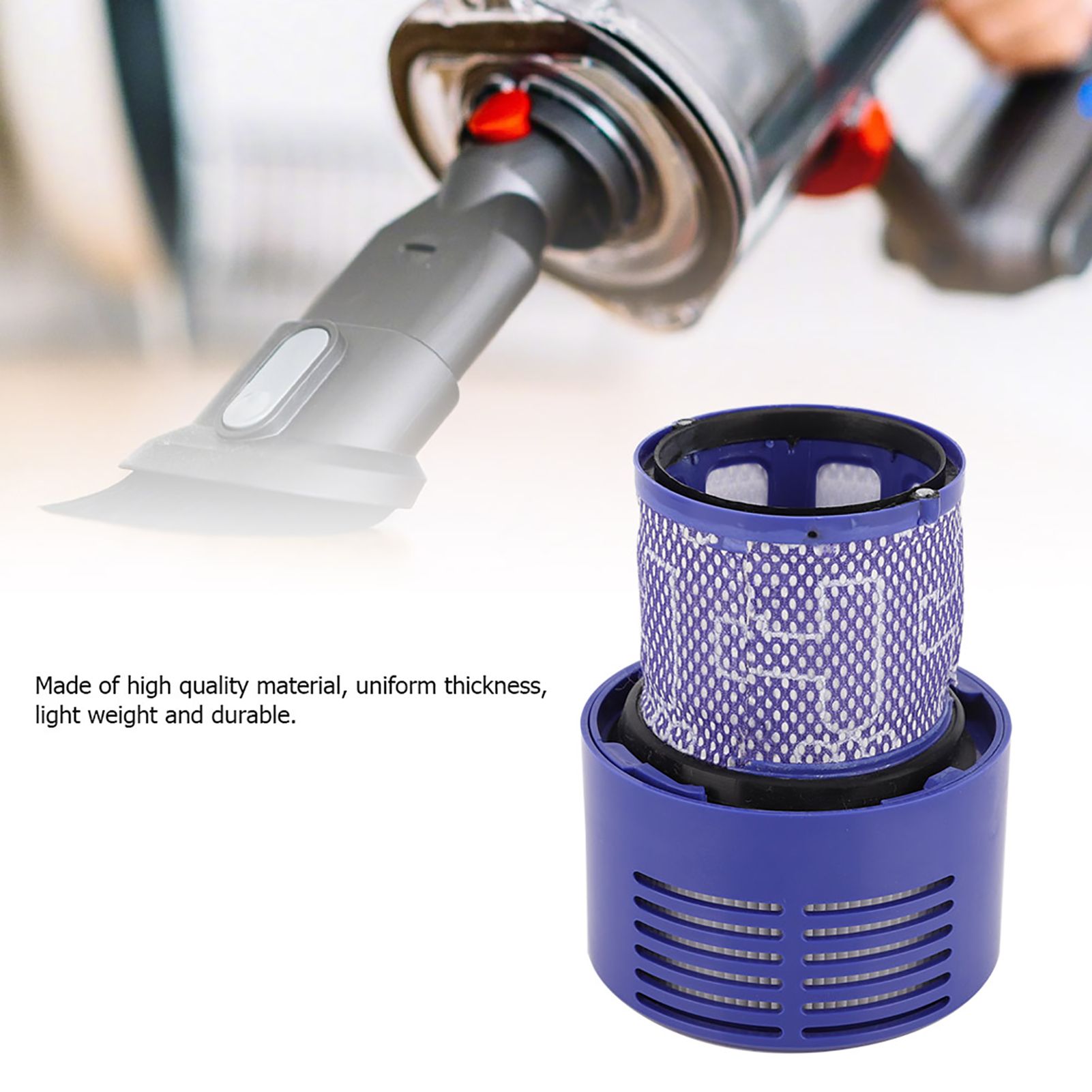 Washable Postposition Motor Filter Fit for V10 Vacuum Cleaner view 7