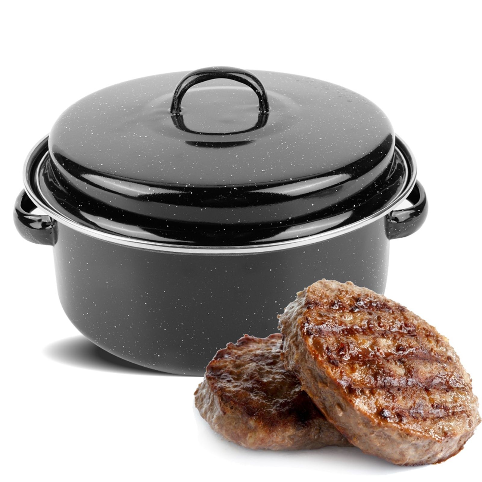 Portable Barbecue Pot Sweet Potato Meat BBQ Grill Pot with Lid for Home Use view 4