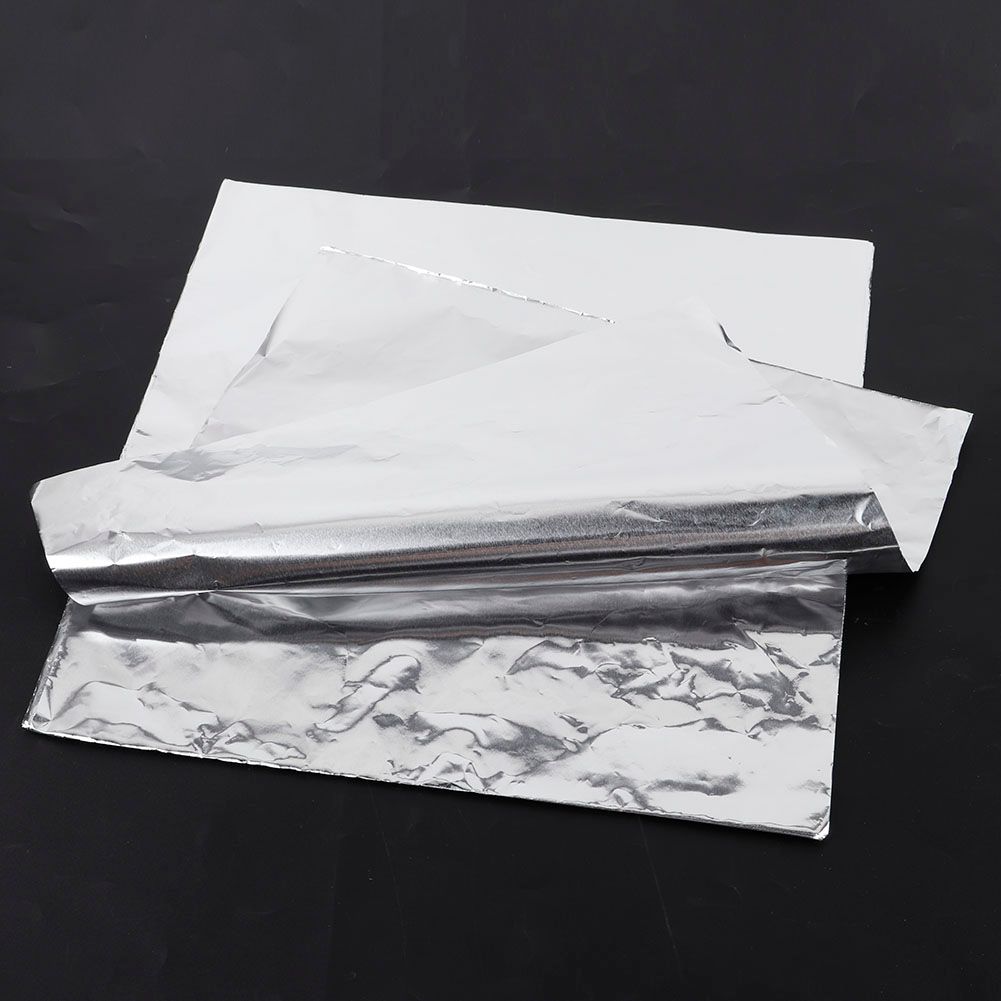 100Pcs Thickened High Temperature Resistant Aluminum Foil Wrap Paper for BBQ view 4