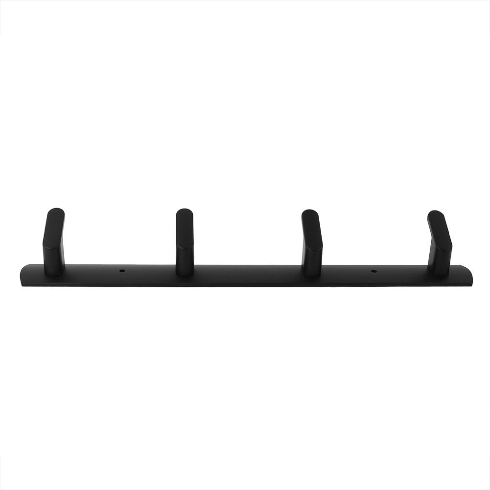 Stainless Steel Wall 4-Hook Hanger Coat Bag Towel Rack Organizer for Bathroom view 5