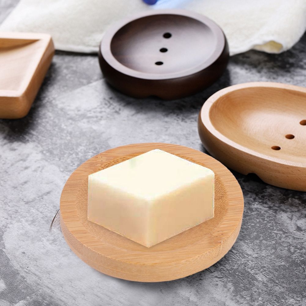 Wooden Soap Box, Bamboo Soap Dish, Soap Tray, Mold Proof Drain Health Bamboo view 5