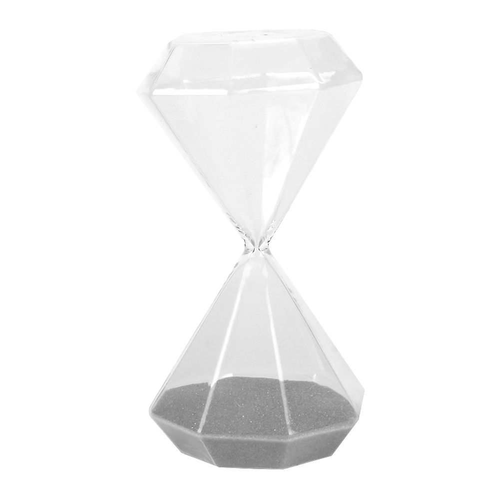 15 Minutes Diamond Shaped Hourglass Sand Timer Sand Glass Desktop Ornament view 2